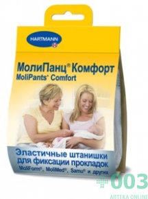 MoliPants Comfort Эластичные штанишки для фиксации прокладок, размер L, 1 шт. (МолиПанц Комфорт)