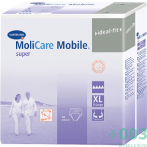 MoliCare Mobile super Впитывающие трусы для взрослых, размер ХL, 14 шт. (Моликар Мобайл супер)