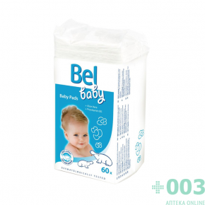 Детские ватные подушечки, 60 шт. Bel Baby Pads HARTMANN (Хартманн)