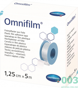 Омнифилм Пластырь 5мх1,25см гипоаллергенный из прозрачной пленки OMNIFILM HARTMANN (Хартманн)