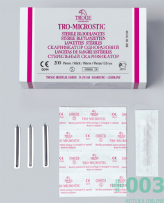 Troge Medical Скарификатор центральное копье, стерильный, одноразовый