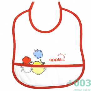 Apple baby Детские нагрудники (3 шт.) с кармашком а.01T11
