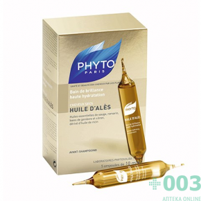 PHYTOSOLBA МАСЛО АЛЕСА Ультраувлажняющее масло для волос 5х10 мл