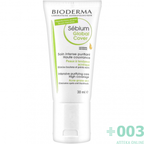 BIODERMA Lab Себиум Глобаль Cover крем 30 мл + 2 гр