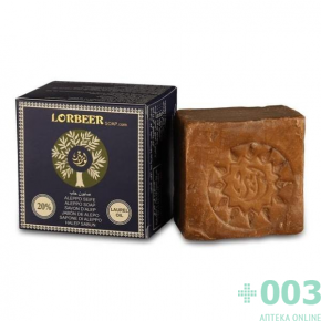 Lorbeer Аллепское мыло 80% оливковое масло, 20% лавровое масло 175 г