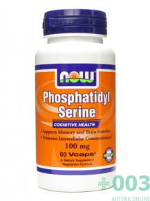 Нау Фудс Фосфатидилсерин (Phosphatidyl Serine) 120 мг №60 таб