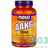Нау Фудс AAKG (Л-Аргинин-альфа-кето-глюкорат) №180 таб