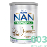 НАН-1 кисломолочный смесь молочная сухая 400г