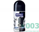 NIVEA (Нивея) дезодорант шариковый Невидимая защита для черн...