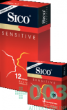 Презервативы SICO Sensitive №12 Контурные анатомические