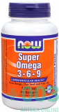 Нау Фудс Супер Омега 3-6-9 (Super Omega 3-6-9) 1200 мг №180 ...