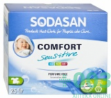 Содасан (SODASAN) Стиральный порошок-концентрат без запаха для стирки детских изделий из белых и цветных тканей 1,2кг (для чуствительной кожи)